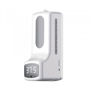 Диспенсер для мыла и антисептика с инфракрасным термометром K9 Pro настенный