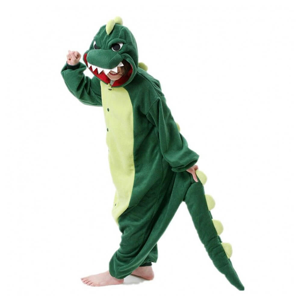 Кигуруми динозавр зеленый взрослый